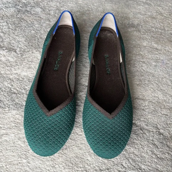Rothy’s The Flat in Juniper Textured Green | 12 - Picture 3 of 7